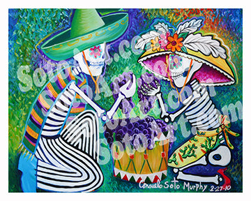 Dia de los Muertos - Couple con Tambor